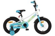 Детский велосипед  NOVATRACK 14", VALIANT, белый, полная защита цепи, тормоз нож, короткие крылья, нет багажн