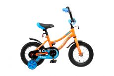 Велосипед NOVATRACK 12" NEPTUNE оранжевый, полная защита цепи, тормоз нож., корот крылья, нет багажн