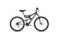 Велосипед Black One Hooligan FS 26 D черный/серый 2020-2021