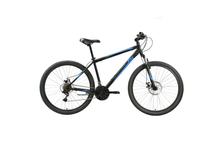 Велосипед Black One Onix 27.5 D чёрный/синий/серый 2020-2021