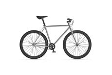 Велосипед Black One Urban 700 серебристый/черный 2020-2021