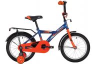 Детский велосипед  NOVATRACK 12" ASTRA синий, тормоз нож, крылья и багажник чёрн, полная защита цепи