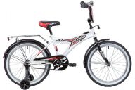 Подростковый велосипед  NOVATRACK 20" TURBO, монокок, белый, тормоз ножной, крылья и багажник