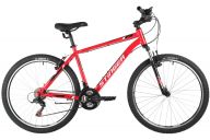 Горный велосипед  STINGER 26" CAIMAN красный, сталь, размер 18"
