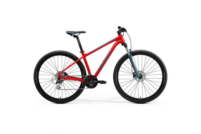 Велосипед Merida Big.Nine 20 MattRaceRed/Teal-Blue 2021
