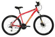 Горный велосипед  STINGER 26" ELEMENT PRO красный, алюминий, размер 18", MICROSHIFT
