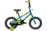 Детский велосипед  NOVATRACK 14", EXTREME, синий, полная защита цепи,  тормоз нож, короткие крылья, нет багаж