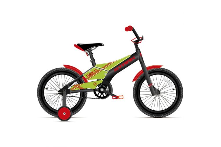 Велосипед Stark'21 Tanuki 18 Boy черный/красный HD00000301