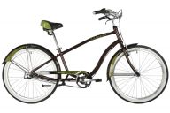 Горный велосипед  STINGER 26" CRUISER 3SM коричневый, алюминий, размер 18"