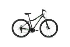 Велосипед 29' Altair MTB HT 29 2.0 disc 21 ск Черный/Ярко-зеленый 20-21 г