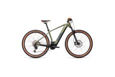 Велосипед CUBE REACTION HYBRID RACE 500 29 (green'n'orange) 2021