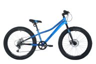 Подростковый велосипед  NOVATRACK 24" DOZER  STD синий,  сталь. рама 12", 6 скор., Shimano TY21/Microshift TS38, д