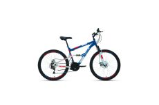 Велосипед 26' Altair MTB FS 26 1.0 18 ск Синий/Красный 20-21 г
