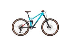 Велосипед CUBE STEREO 140 HPC RACE 27.5 (petrol'n'red) 2021