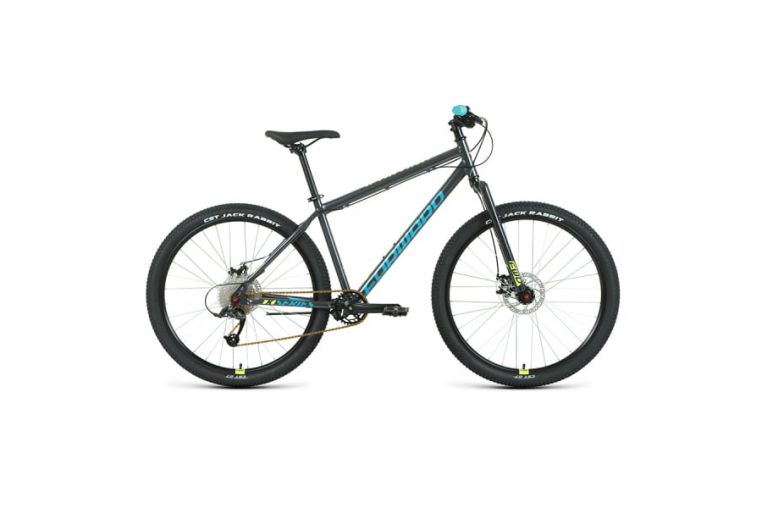 Велосипед 27,5' Forward Sporting 27,5 X disc Темно-серый/Зеленый 20-21 г