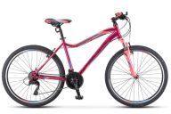 Женский велосипед  Stels Miss-5000 V V050 Вишнёвый/Розовый (LU096326)