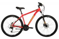 Горный велосипед  STINGER 27.5" ELEMENT PRO красный, алюминий, размер 16", MICROSHIFT