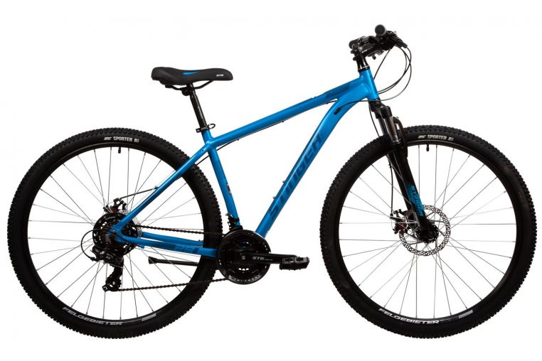Велосипед STINGER 29" ELEMENT EVO синий, алюминий, размер 18"