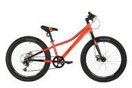 Велосипед  NOVATRACK 24" DOZER  STD оранжевый,  сталь. рама 12", 6 скор., Shimano TY21/Microshift TS3