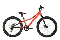 Велосипед NOVATRACK 24" DOZER  STD оранжевый,  сталь. рама 12", 6 скор., Shimano TY21/Microshift TS3