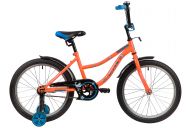 Велосипед  NOVATRACK 20" NEPTUNE оранжевый, тормоз нож, крылья корот, защита А-тип