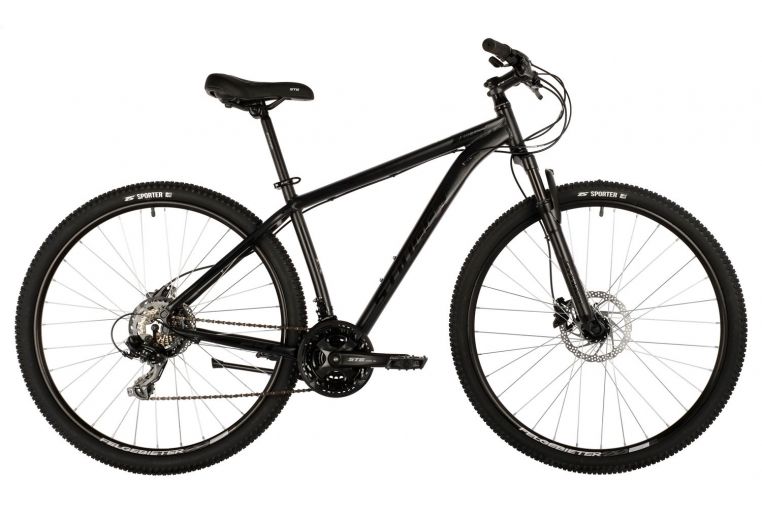 Велосипед STINGER 29" ELEMENT PRO черный, алюминий, размер 18"