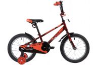 Детский велосипед  NOVATRACK 16", EXTREME, коричневый, полная защита цепи,  тормоз нож, короткие крылья, нет