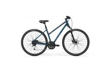 Велосипед Merida Crossway 100 Lady Teal-Blue/Silver-Blue/Lime 2021