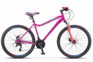 Женский велосипед  Stels Miss-5000 D V020 Фиолетовый/Розовый (LU096323)