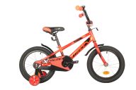 Детский велосипед  NOVATRACK 16" EXTREME красный, сталь, тормоз нож, короткие крылья, полная защ.цепи