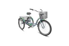 Велосипед Stels Energy III 26' V030 Зеленый (с корзиной) (LU085325)