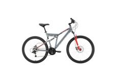 Велосипед Stark'22 Jumper FS 27.1 D серый/красный