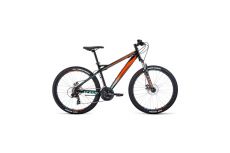 Велосипед 26' Forward Flash 26 2.0 D Черный/Оранжевый 2022 г