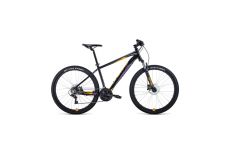 Велосипед 27,5' Forward Apache 27,5 3.0 HD AL Черный/Оранжевый 2022 г