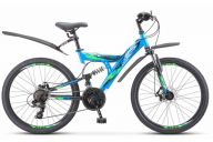 Детский велосипед  Stels Focus 24' MD 18 sp V010 Синий/Чёрный (LU098194)