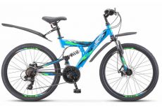 Велосипед Stels Focus 24' MD 18 sp V010 Синий/Чёрный (LU098194)