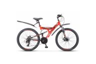 Детский велосипед  Stels Focus 24' MD 18 sp V010 Красный/Чёрный (LU098194)