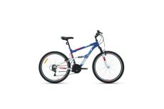 Велосипед 26' Altair MTB FS 26 1.0 18 ск Синий/Красный 2022 г
