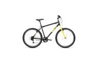 Городской велосипед  26' Altair MTB HT 26 1.0 7 ск Черный/Желтый 2022 г