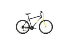 Велосипед 26' Altair MTB HT 26 1.0 7 ск Черный/Желтый 2022 г