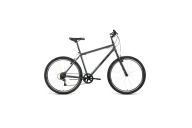 Городской велосипед  26' Altair MTB HT 26 1.0 7 ск Темно-серый/Черный 2022 г