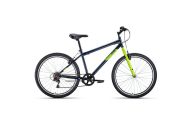 Городской велосипед  26' Altair MTB HT 26 1.0 7 ск Темно-синий/Зеленый 2022 г