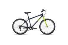Велосипед 26' Altair MTB HT 26 1.0 7 ск Темно-синий/Зеленый 2022 г