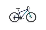 Горный велосипед  26' Altair MTB HT 26 2.0 D 21 ск Темно-синий/Бирюзовый 2022 г