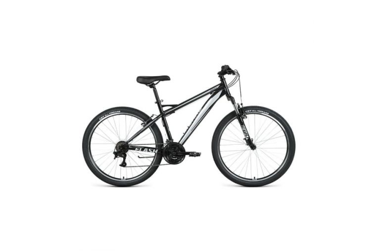 Велосипед 26' Forward Flash 26 1.2 Черный/Серый 2022 г