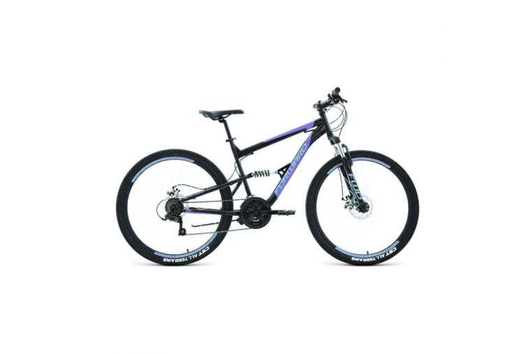 Велосипед 27,5' Forward Raptor 27,5 2.0 disc Черный/Фиолетовый 20-21 г