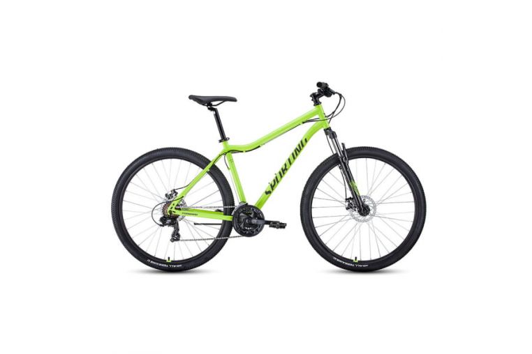 Велосипед 29' Forward Sporting 29 2.0 D Ярко-зеленый/Черный 2022 г