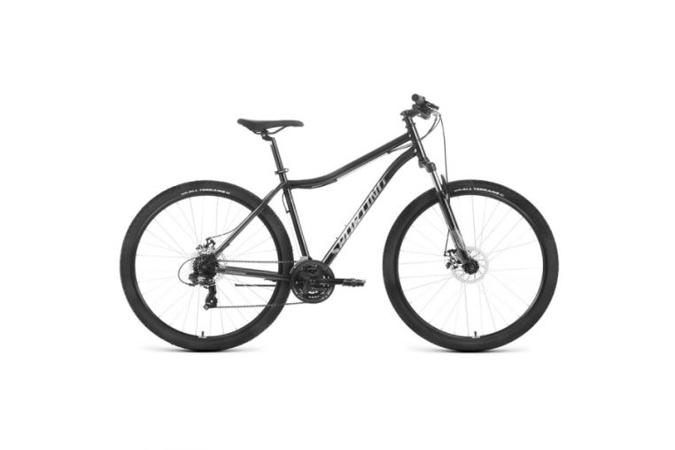 Велосипед 29' Forward Sporting 29 2.2 D Черный/Белый 2022 г