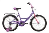 Подростковый велосипед  NOVATRACK 20" VECTOR фиолетовый, защита А-тип, тормоз нож., крылья и багажник хром.