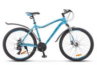 Женский велосипед  Stels Miss-6000 MD V010 Голубой (LU091520)